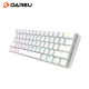 Dareu EK861 Tri-mode Connection 100% Hotswap 61 Key ABS Keycap RGB LED Backlit Mechanical Keyboard with 1900mAh Built-in Battery