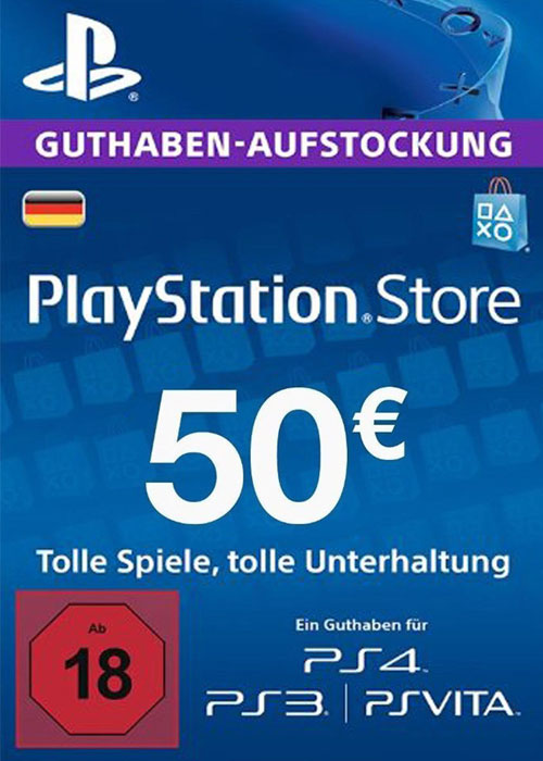 Official Play Station Network 50 EUR DE Play Station Network 50 EUR DE