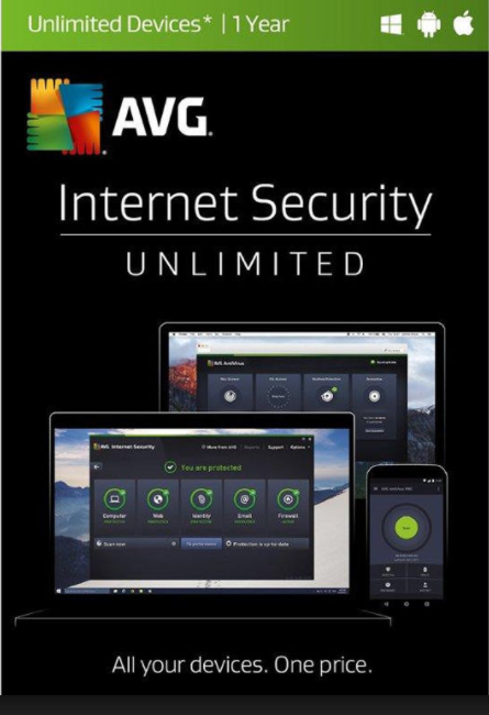 Official AVG Internet Security Unlimited Devices 2017 1 YEAR Global AVG Internet Security Unlimited Devices 2017 1 YEAR Global