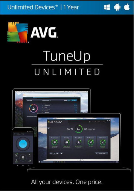 Official AVG TuneUp 2017 Unlimited Devices 1 YEAR Global AVG TuneUp 2017 Unlimited Devices 1 YEAR Global
