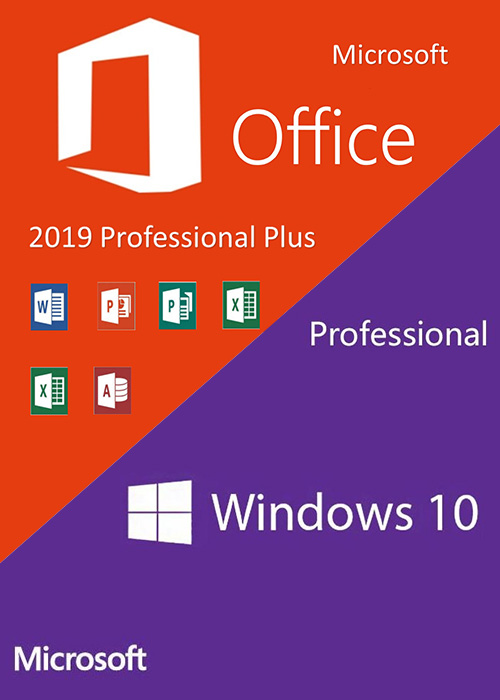 Buy Windows10 PRO OEM + Office2019 Professional Plus CD Keys Pack ...