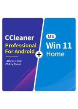 Official CCleaner Professional For Android 1 Device 1 Year CD Key Global+MS Win 11 Home  Pack