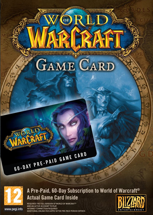 Official World of Warcraft EU 60 Days Time Card World of Warcraft EU 60 Days Time Card