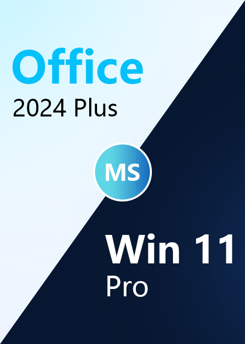 MS Win 11 Pro OEM + MS Office2024 Professional Plus CD Key Pack