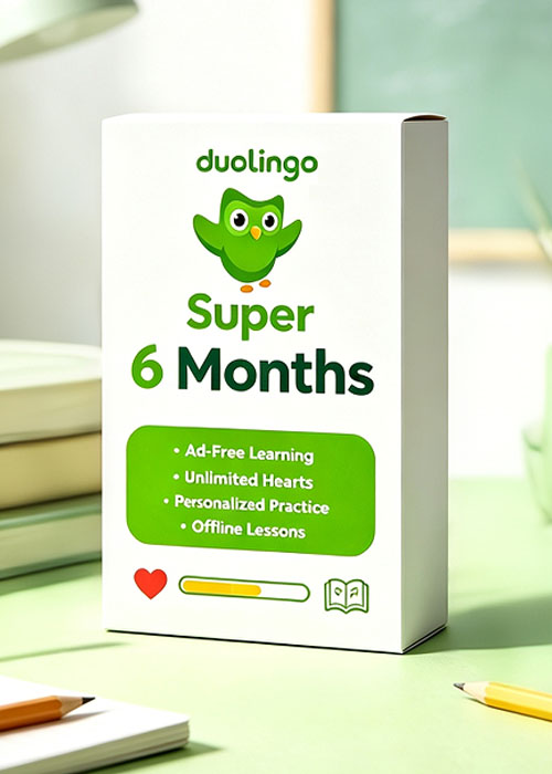 vip-scdkey, Super Duolingo 6 Months Subscription